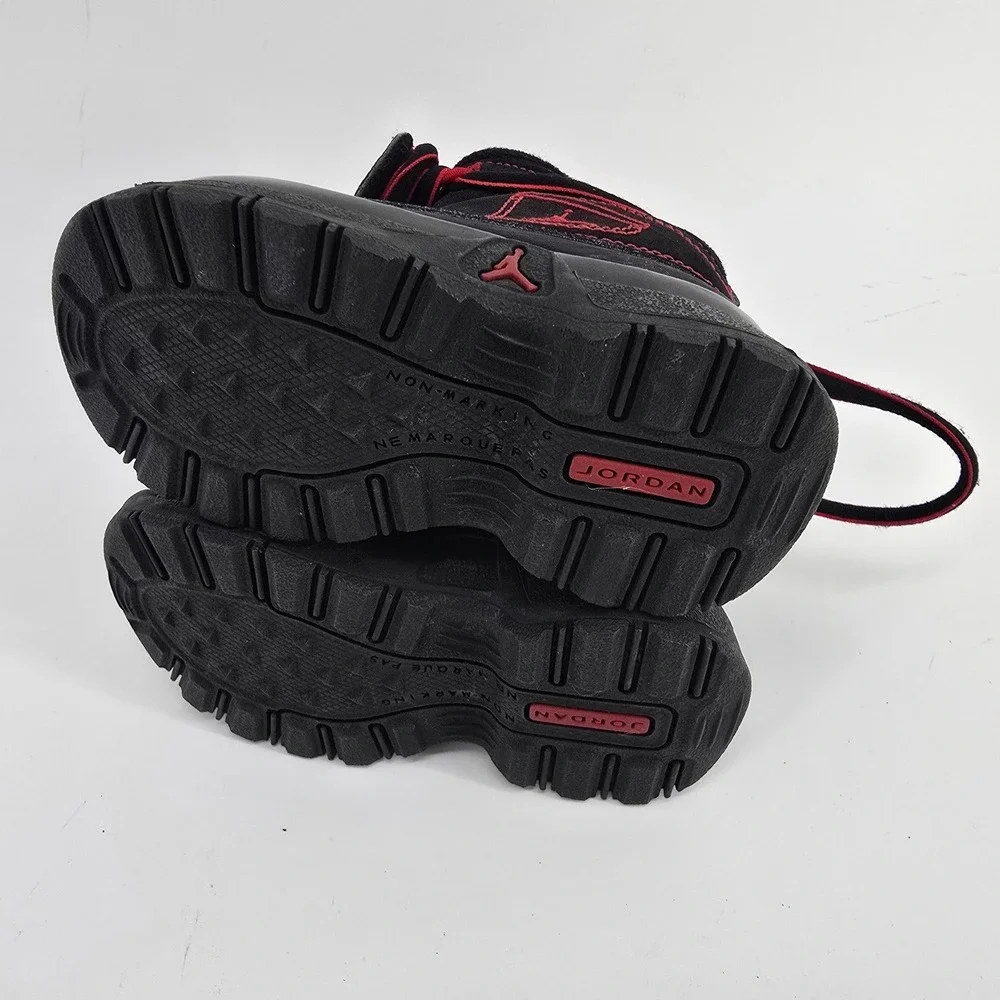 Air Jordan Black Red Toddler Boots 332103-061 Unisex 4C